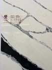 パンダの白い Calacatta の水晶石の大理石の平板 OEM ODM の熱絶縁材