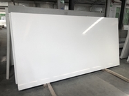 平板3200x1600mmカウンタートップの装飾のための白い色工学水晶石