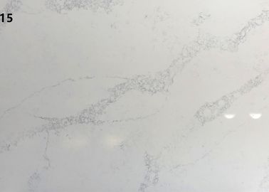 耐久の白い水晶石の人工的なのど石造りの汚損の抵抗力がある2.45 G/Cm3