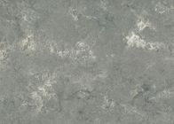 水晶石の台所島のWorktopsの大理石の灰色の革表面