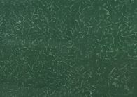 緑のカラーラの水晶カウンタートップは表面の93%自然な水晶7%樹脂を砥石で研ぎました